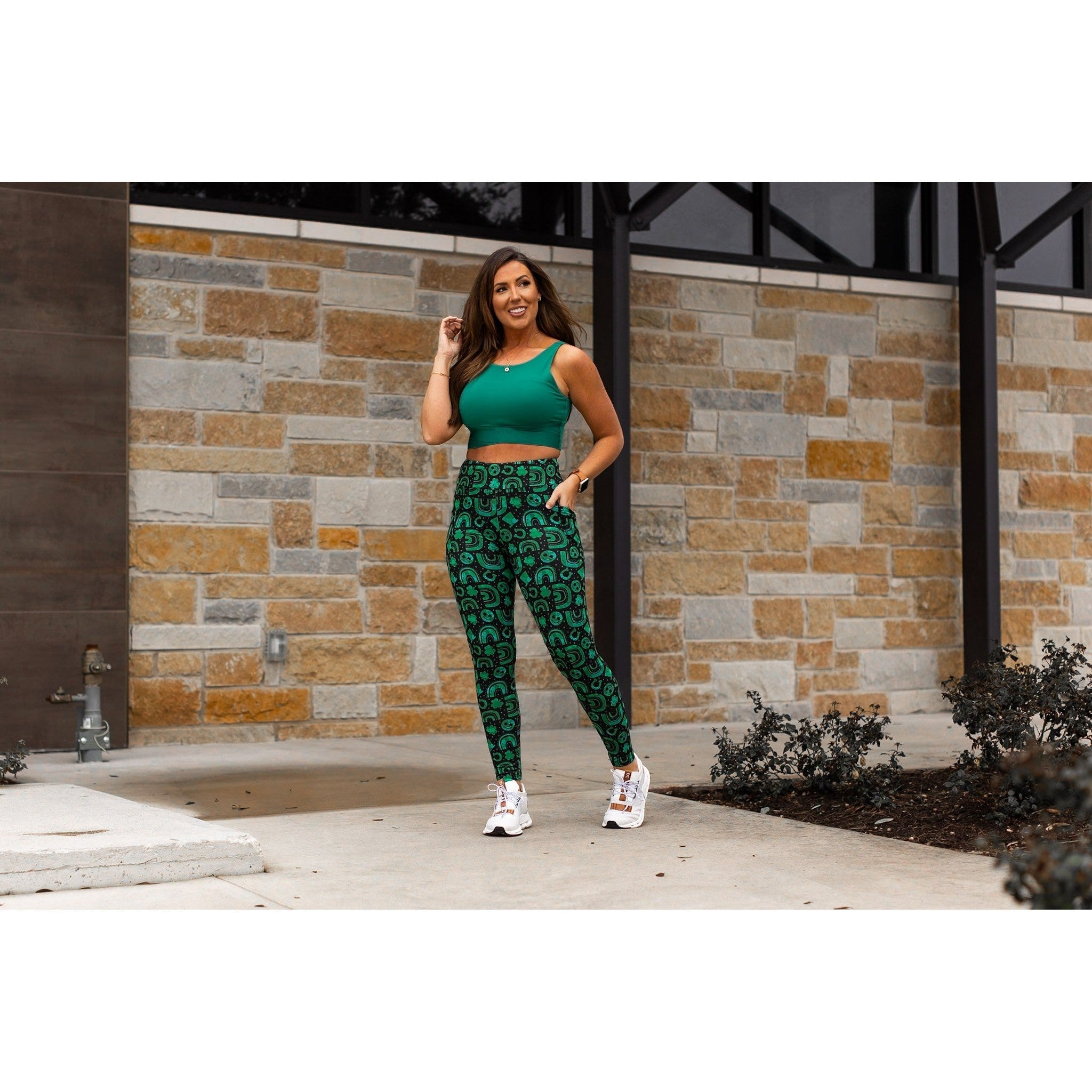 Ready to Ship | St Patricks Day LUCKY CHARM Leggings