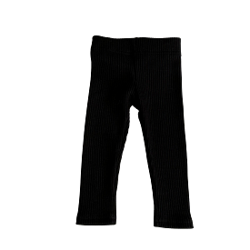 Ribbed Leggings - Black