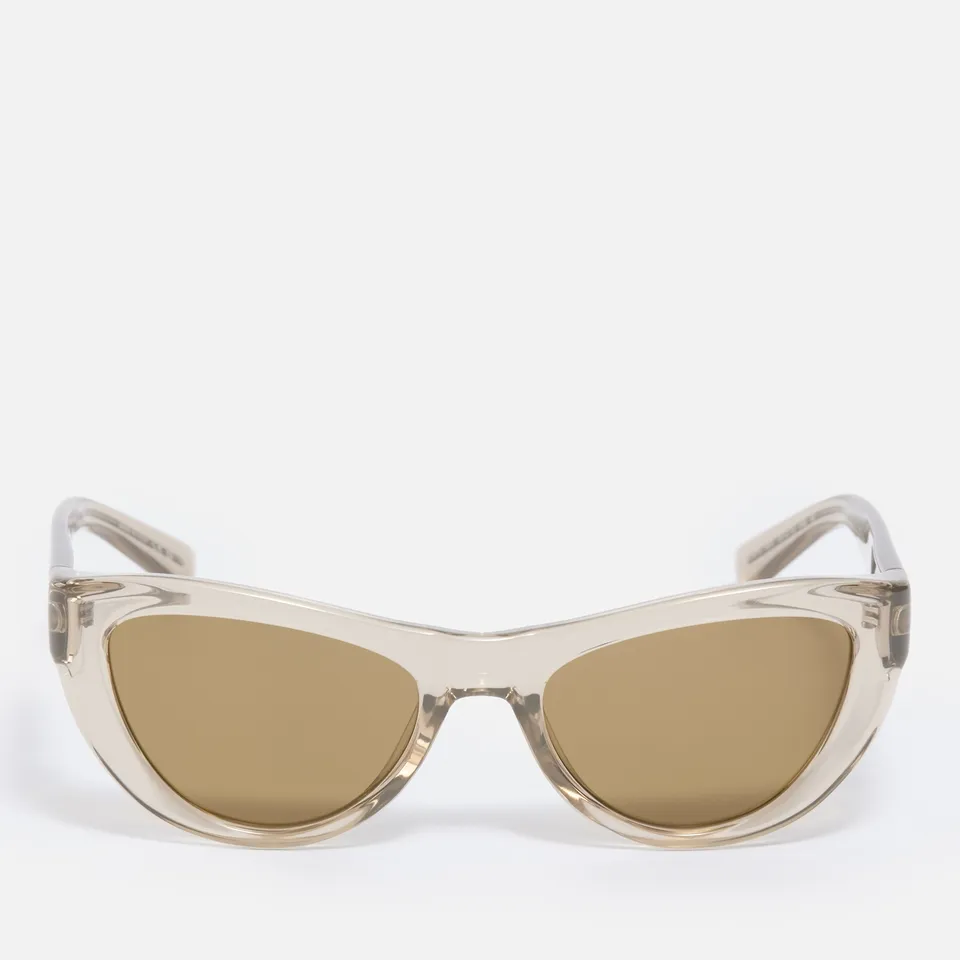 Saint Laurent Script Acetate Cat-Eye Sunglasses | Coggles