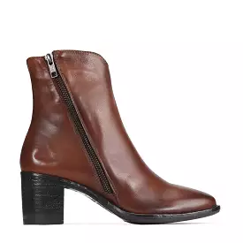 Seraphin Leather Boots - Brandy