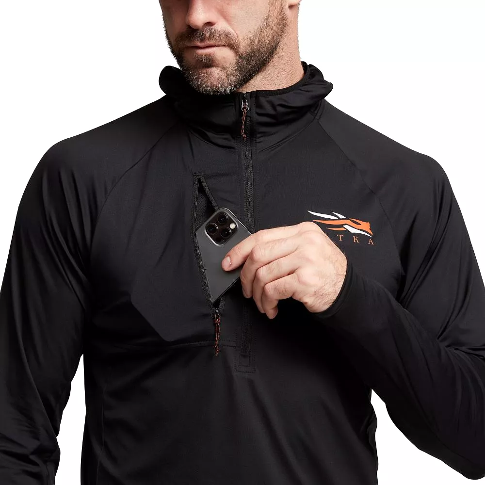 'Sitka' Men's Equinox Guard Hoody - Sitka Black