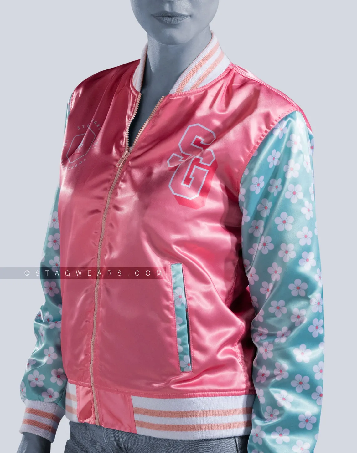 Sublimation Custom Satin Jackets | Printed Satin Jackets Wholesale