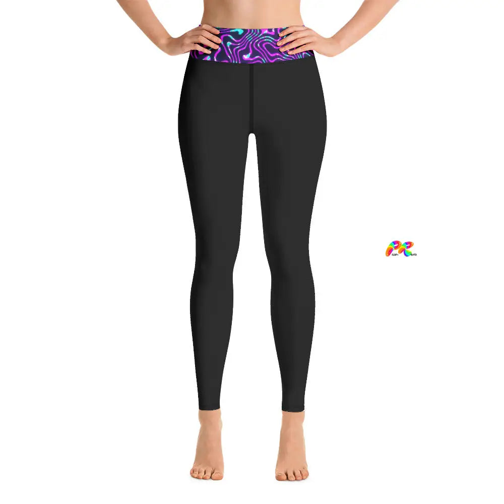 Trippy Neon Festival Leggings