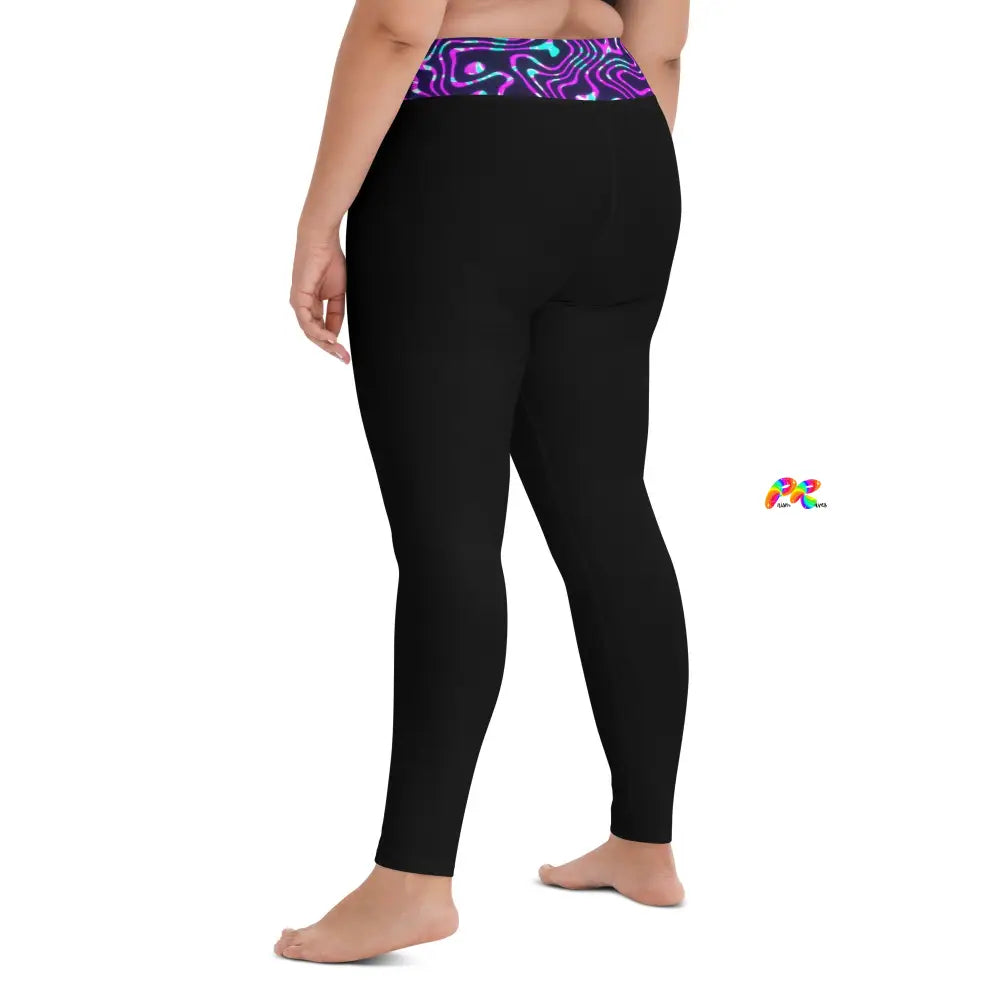 Trippy Neon Festival Leggings