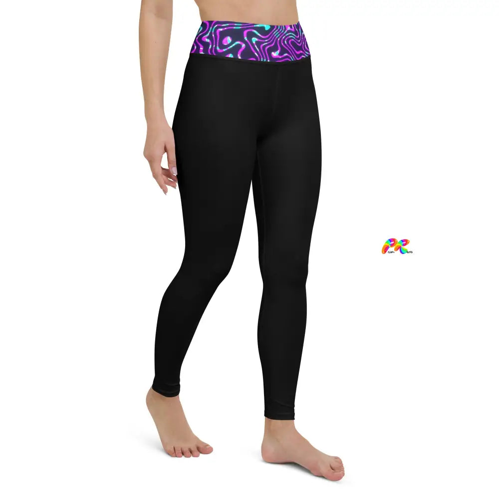 Trippy Neon Festival Leggings