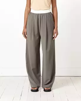 Tropical Wool Pant in Dark Stone