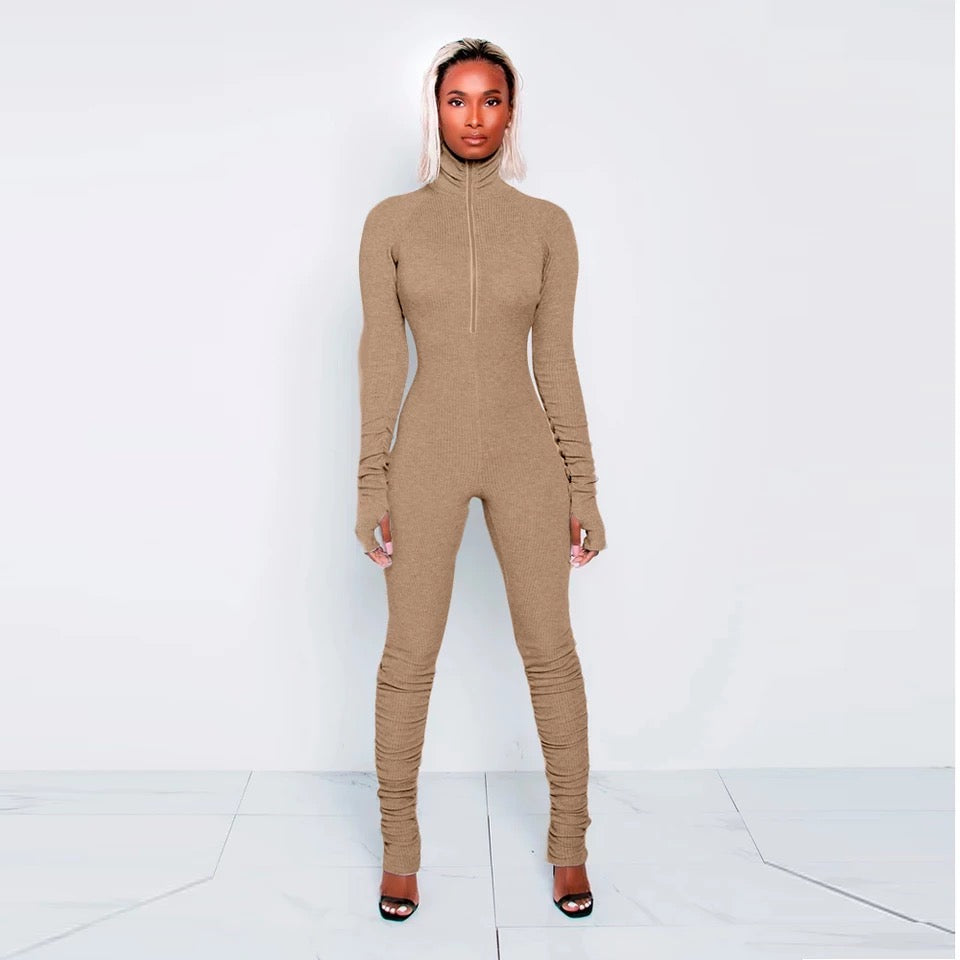 Turtle Neck Jumpsuit