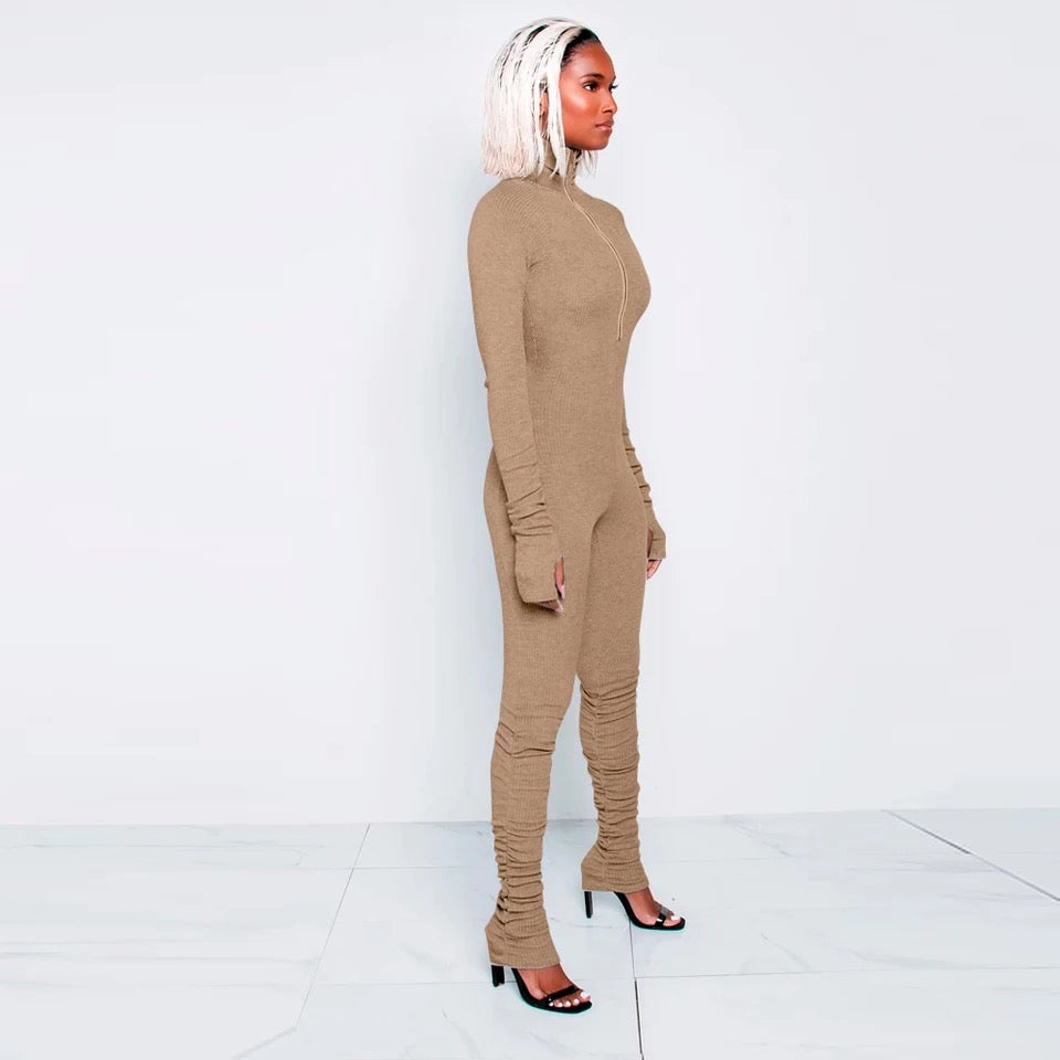 Turtle Neck Jumpsuit