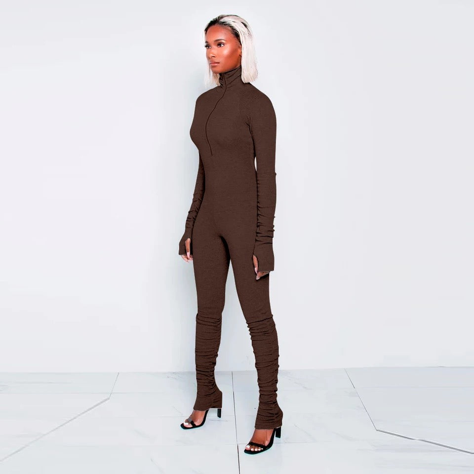 Turtle Neck Jumpsuit