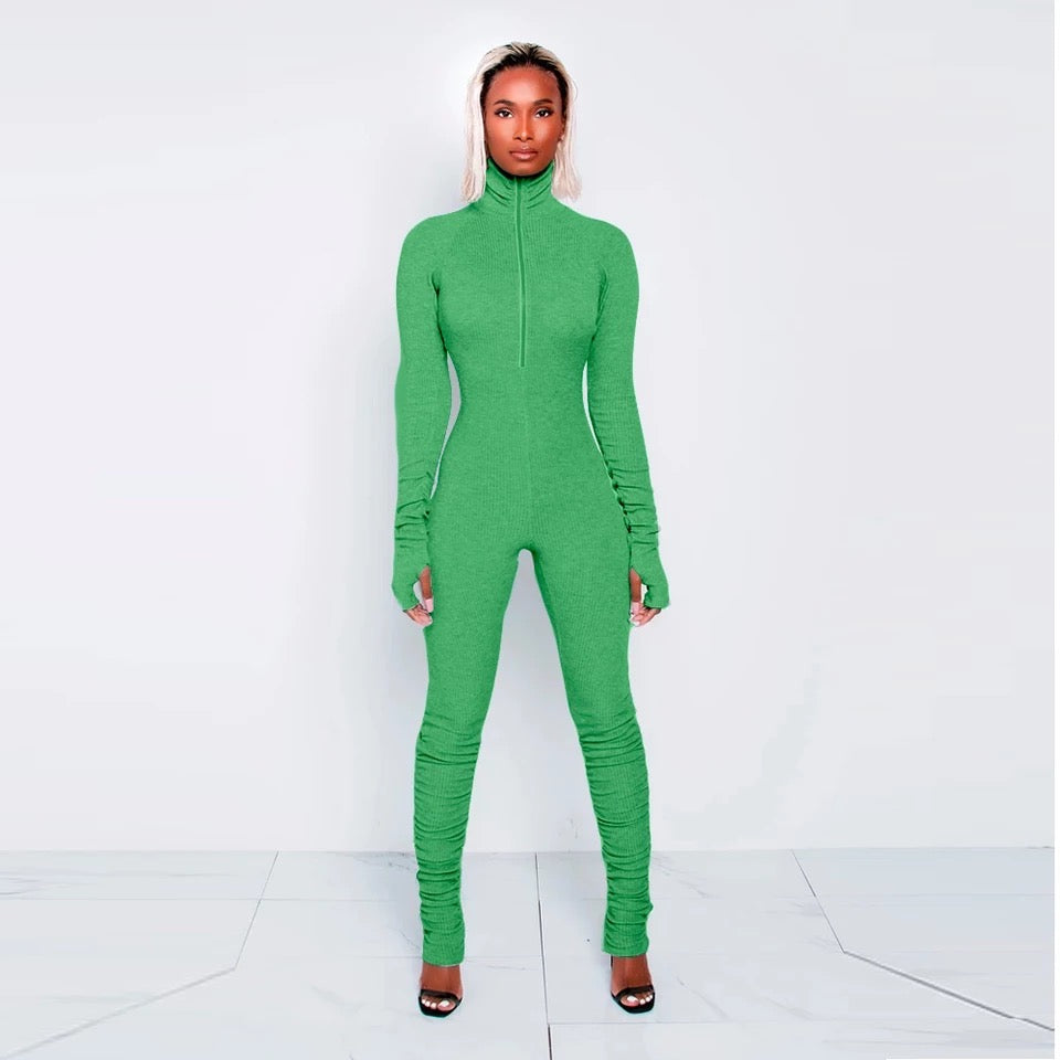 Turtle Neck Jumpsuit