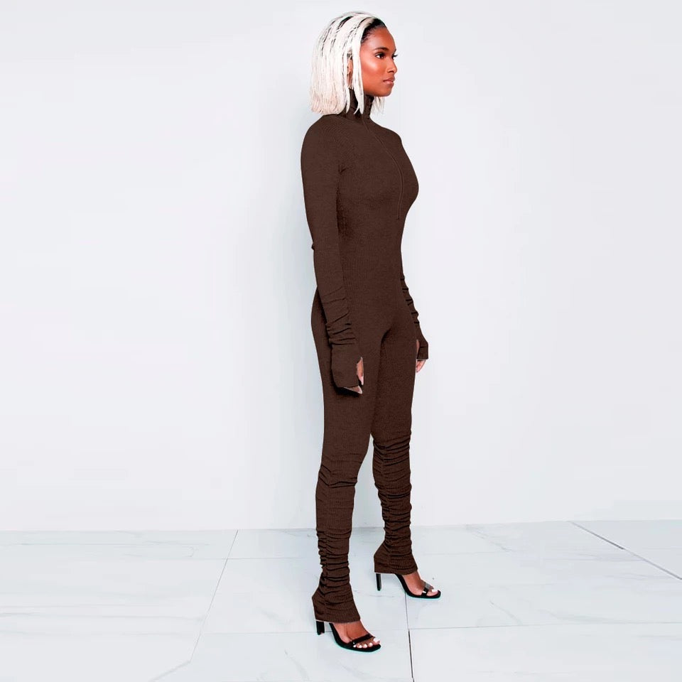 Turtle Neck Jumpsuit