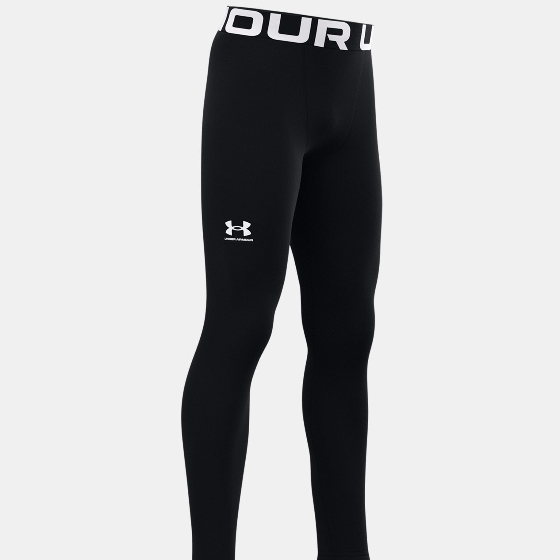 Under Armour Black/White ColdGear Armour Leggings