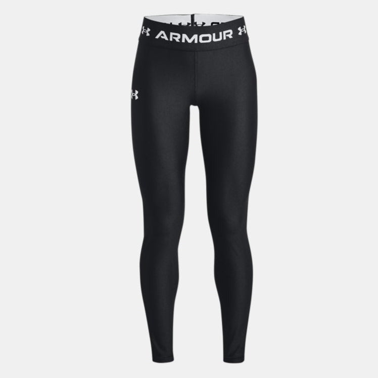 Under Armour Black/White HeatGear Armour Leggings