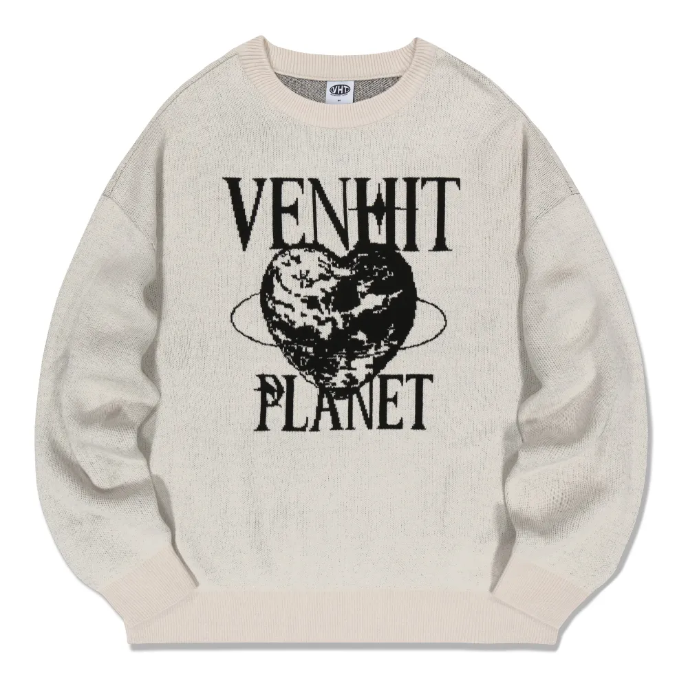 VENHIT  |Unisex Street Style Long Sleeves Plain Oversized Logo