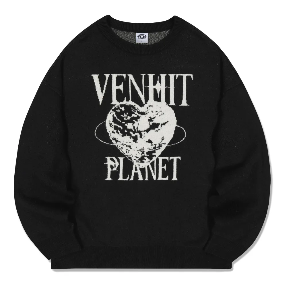 VENHIT  |Unisex Street Style Long Sleeves Plain Oversized Logo