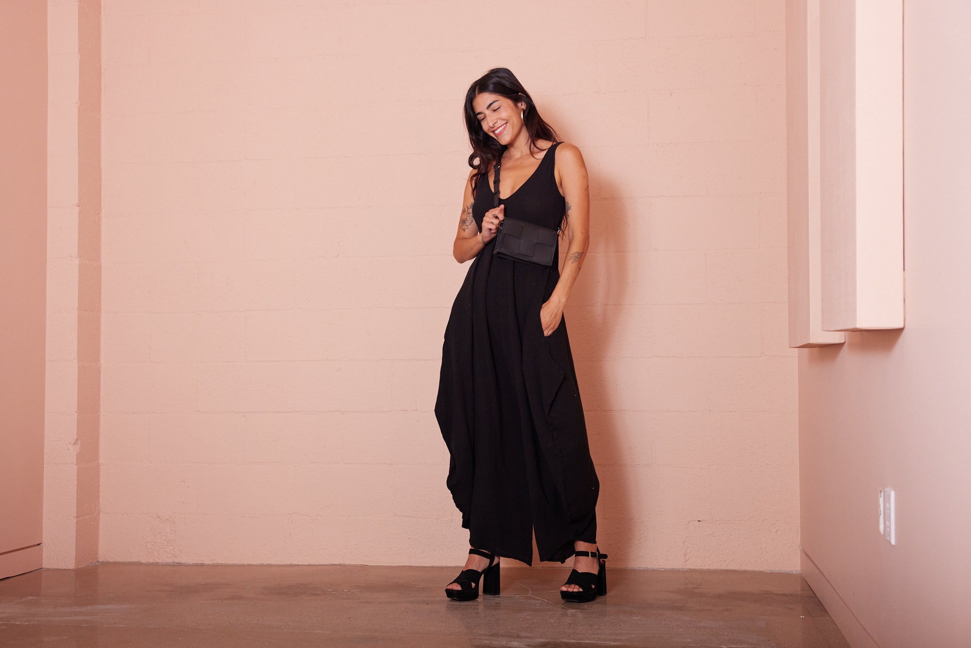 VENICE JUMPSUIT / BLACK