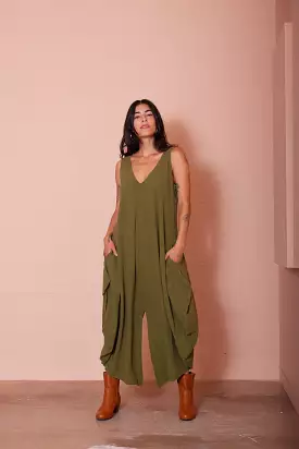 VENICE JUMPSUIT / OLIVO