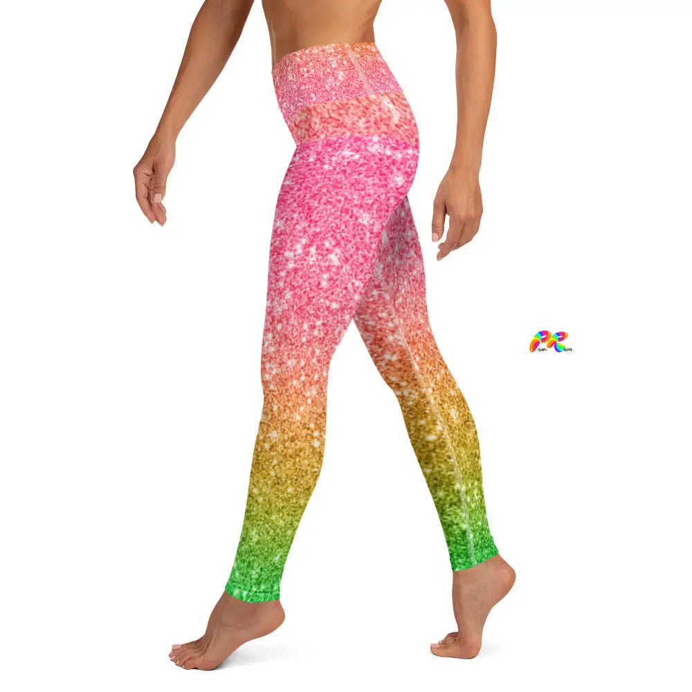 Watermelon Yoga Leggings