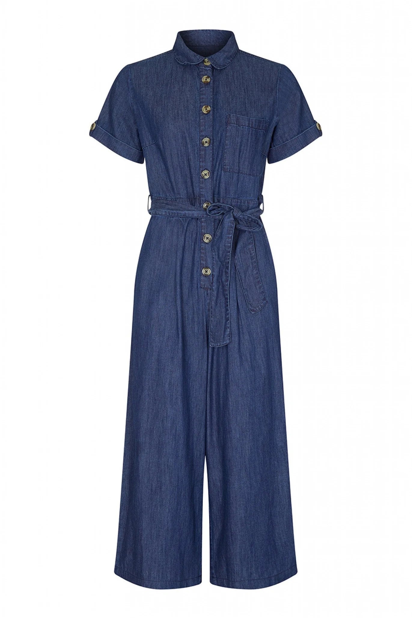 Yumi Blue Denim Jumpsuit